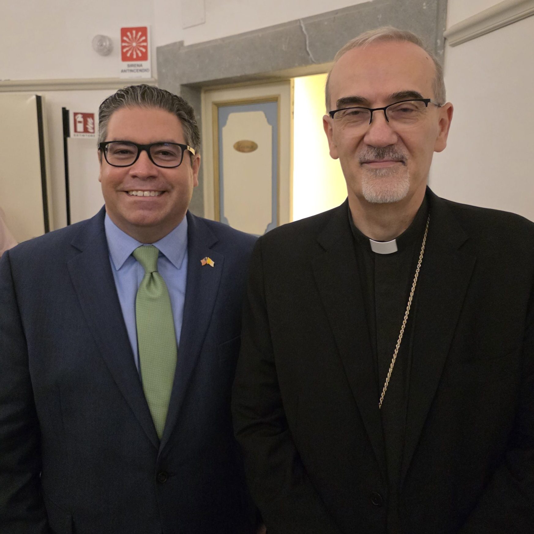 His Emminence Pierbattista Cardinal Pizzaballa